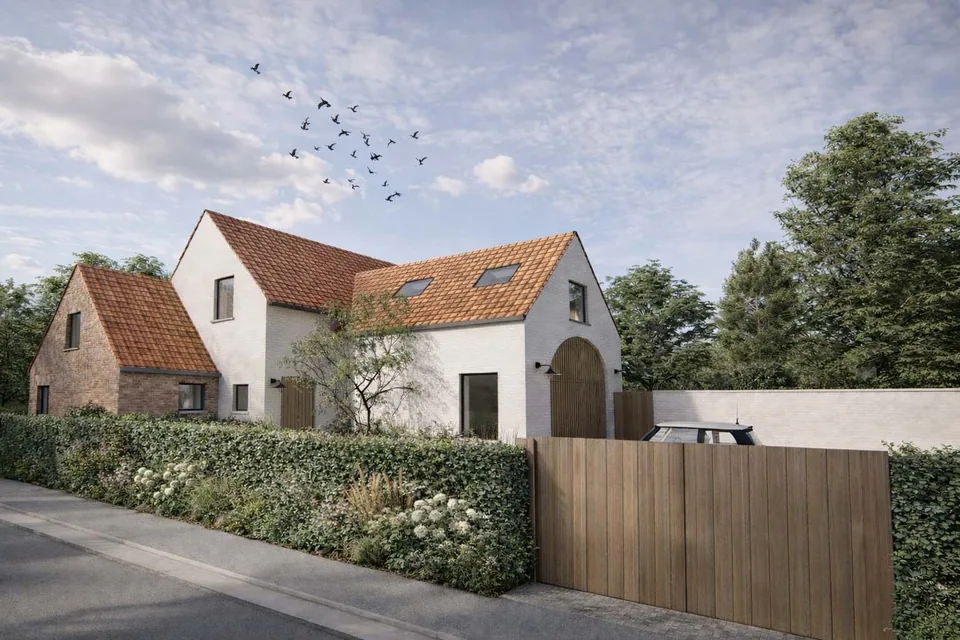 Pastorie-woning in Beernem ontworpen door J.A.N Plus Architecten