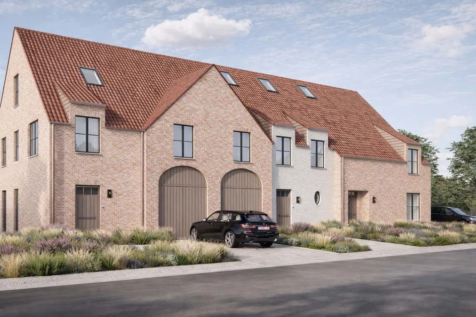 Pastoriestijl woning in Beernem door J.A.N Plus Architecten