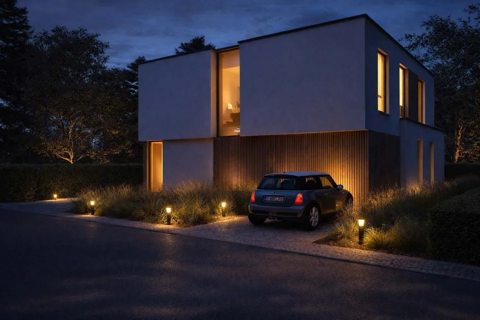 Moderne architectuur woning Bredene