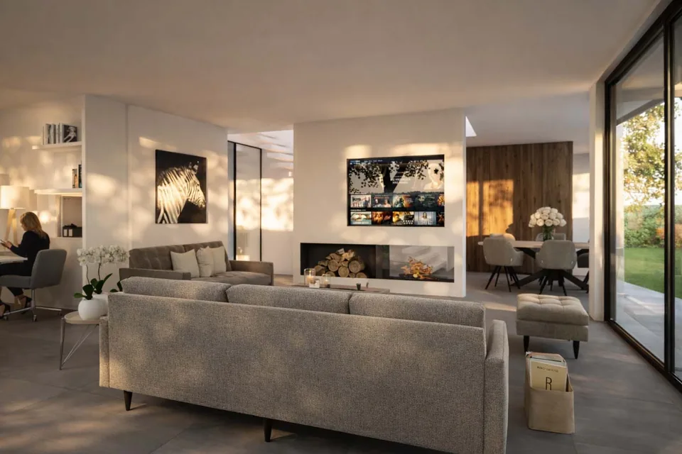 Interieur nieuwbouwwoning Brugge met veel licht
