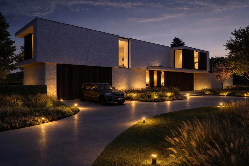 Moderne architectuur woning Brugge Sint-Kruis