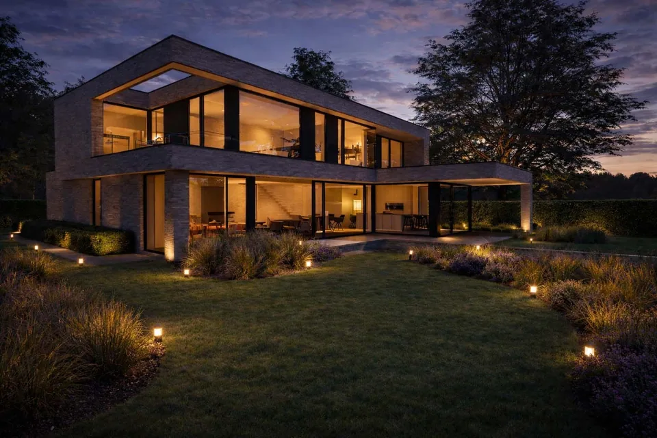 Moderne architectuur woning Gent