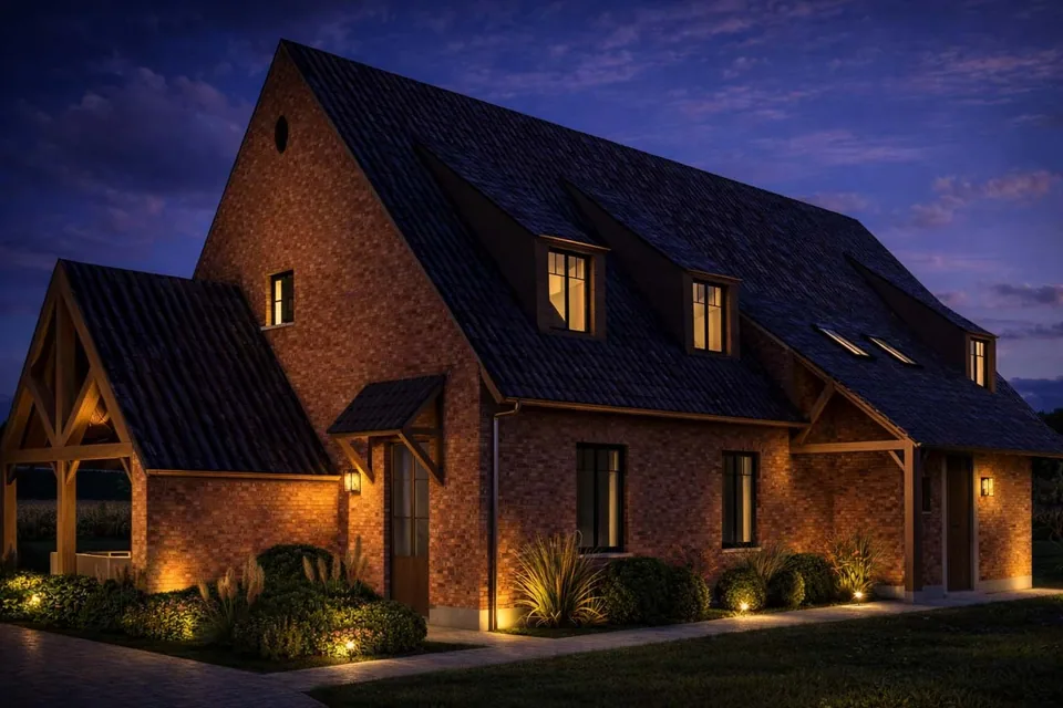 Nieuwbouwwoning in Zerkegem (Jabbeke) door J.A.N Plus Architecten