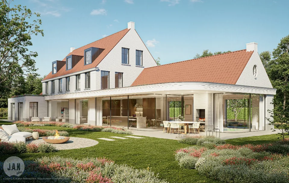Nieuwbouwwoning in Brugge, ontworpen door J.A.N plus Architecten