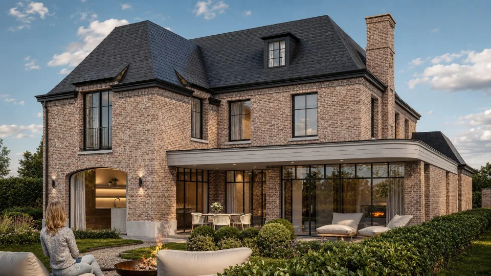 Beeld van de nieuwbouwwoning in Maldegem