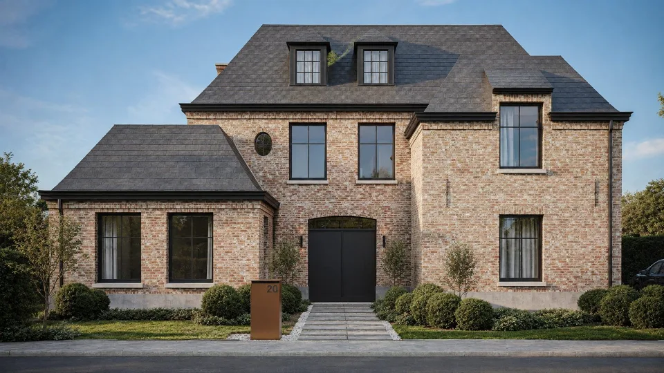Nieuwbouwwoning in Maldegem, ontworpen door J.A.N plus Architecten
