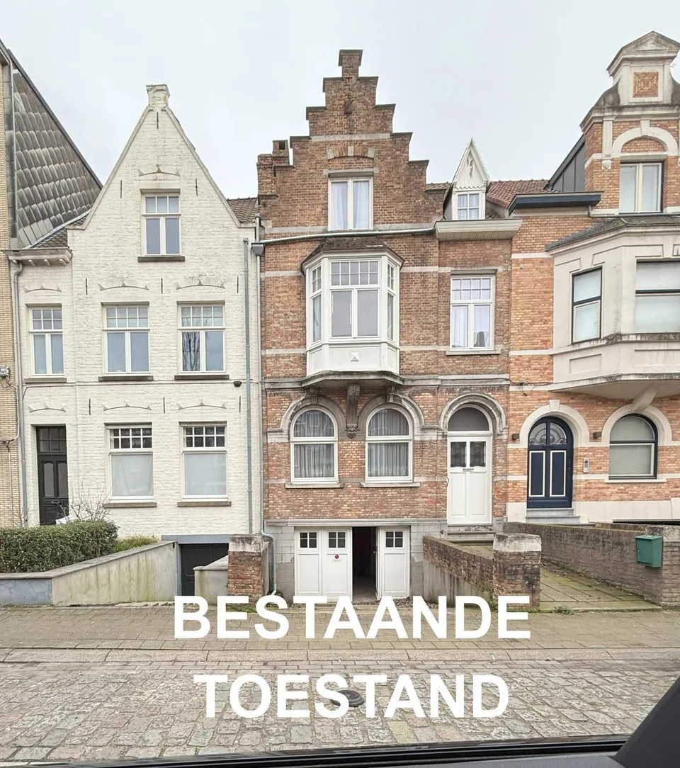 Bestaande toestand Verbouwing woning in de Brugse binnenstad door J.A.N Plus Architecten