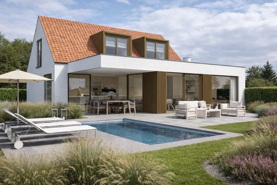 Renovatie woning De Haan met zwembad – J.A.N Plus Architecten
