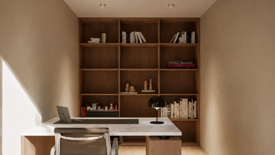 Interieur van de gerenoveerde woning in Sijsele Damme