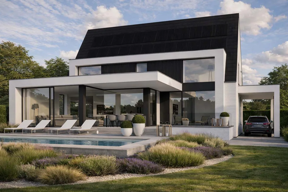 Verbouwing woning Sint-Kruis Brugge met zwembad – J.A.N Plus Architecten